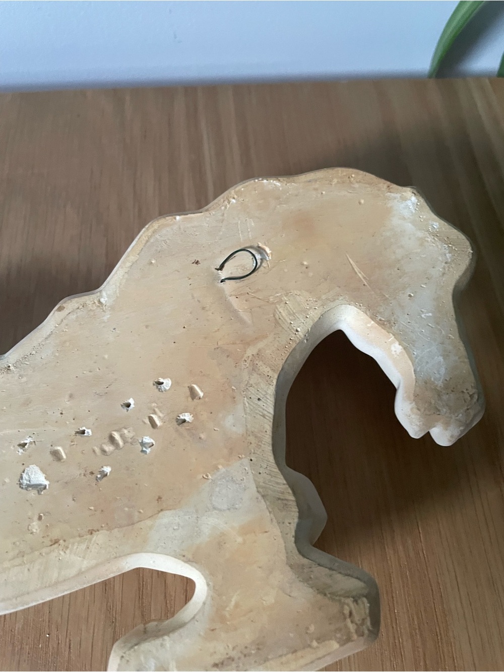 Vintage 1970s Miller Studio Chalkware White and Gold Rearing Horse Wall Hanging - Picture 13 of 13